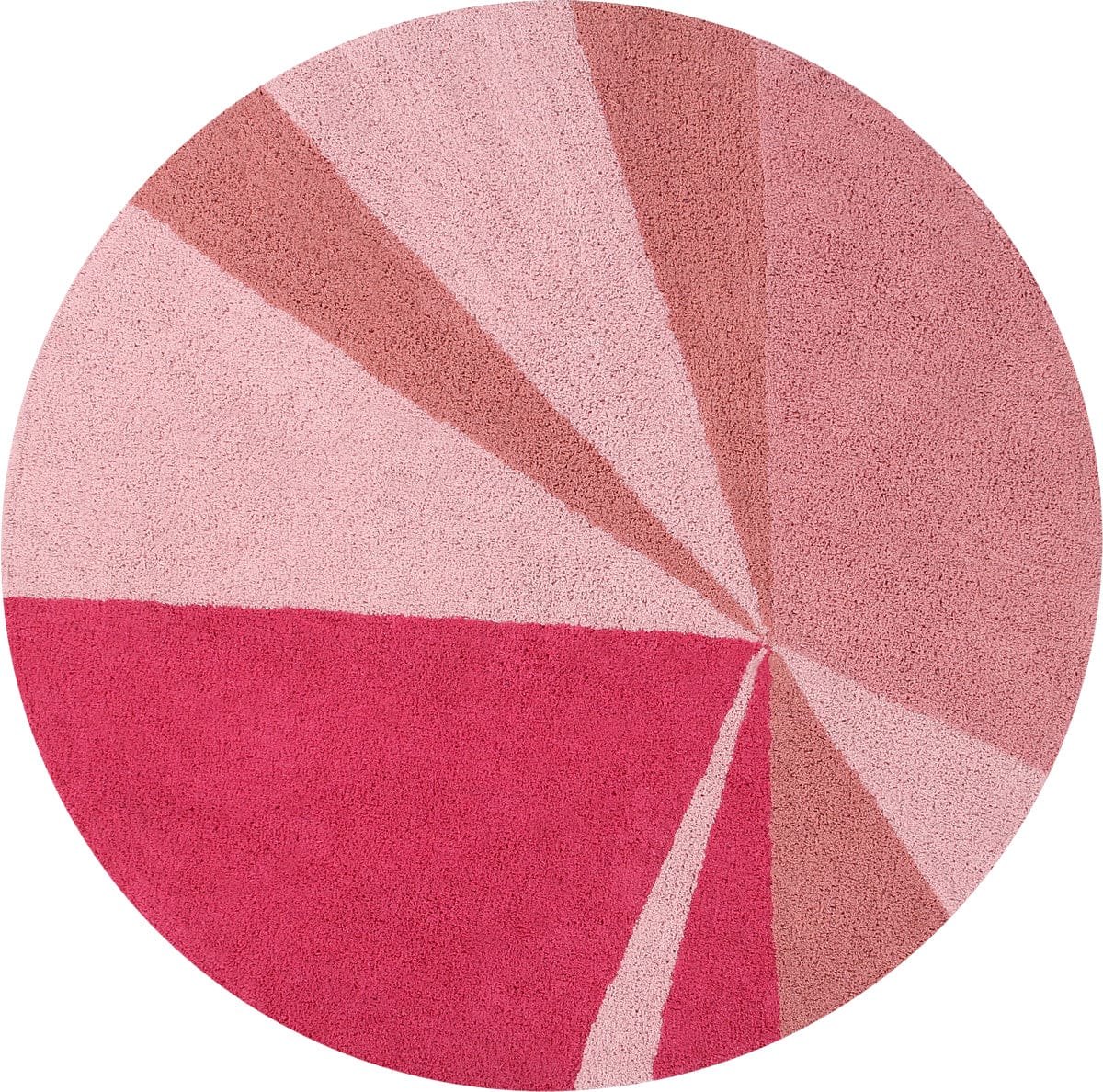 Lorena Canals Geometric Rug - Pink (5'3'') - C-GEO-PK