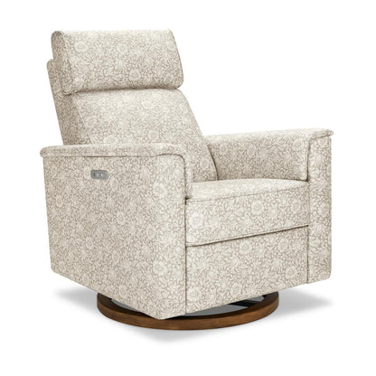 Morris & Co. x Namesake Willa Plus Power Glider Recliner w/ Power Headrest - Mallow in Ash - M17186MADB