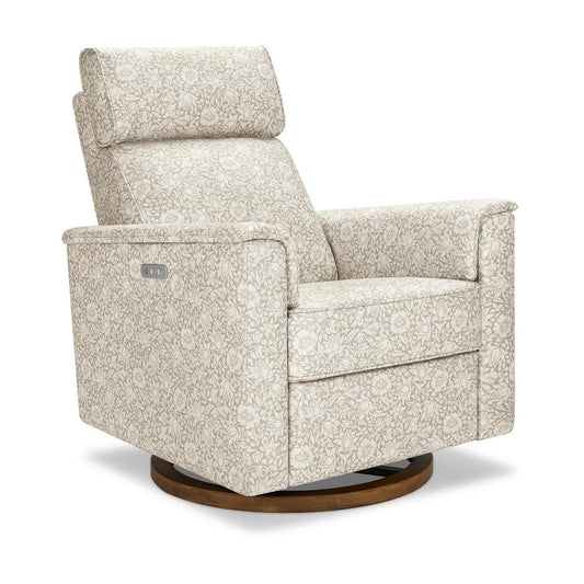 Morris & Co. x Namesake Willa Plus Power Glider Recliner w/ Power Headrest - Mallow in Ash - M17186MADB
