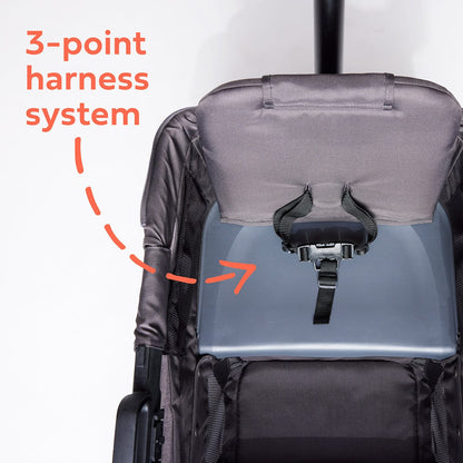 Gladly Family Anthem2 All-Terrain (2 Seater) Stroller Wagon - Graphite - WAG-GRA-2-S