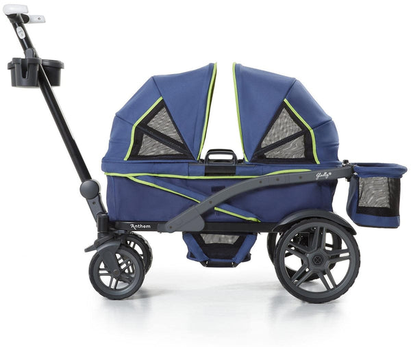 Anthem2 Deluxe 5-Point Stroller Wagon in Neon Indigo