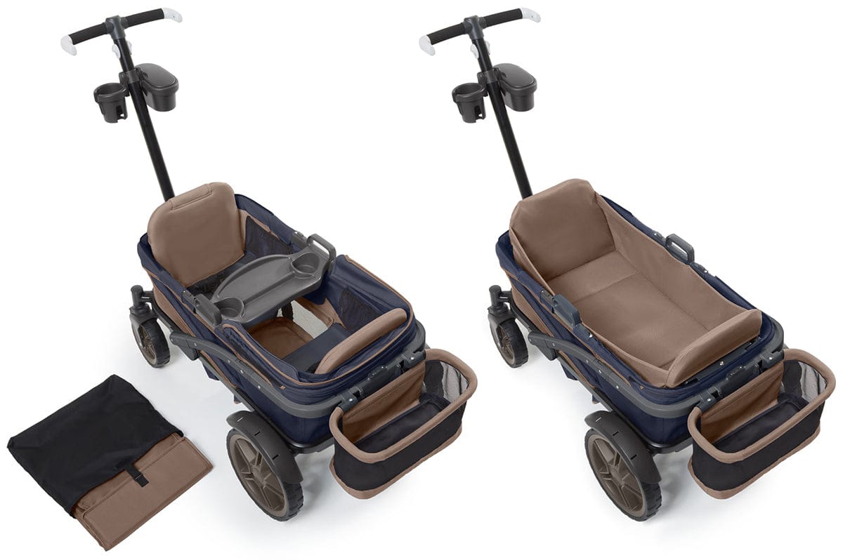 Gladly Family Anthem2 All-Terrain (2 Seater) Stroller Wagon - Sand & Sea - WAG-SAN-2-S