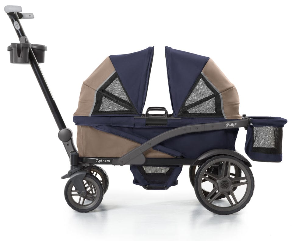 Gladly Family Anthem2 All-Terrain (2 Seater) Stroller Wagon - Sand & Sea - WAG-SAN-2-S