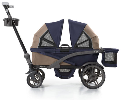 Gladly Family Anthem2 All-Terrain (2 Seater) Stroller Wagon - Sand & Sea - WAG-SAN-2-S