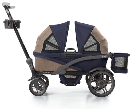 Gladly Family Anthem2 All-Terrain (2 Seater) Stroller Wagon - Sand & Sea - WAG-SAN-2-S