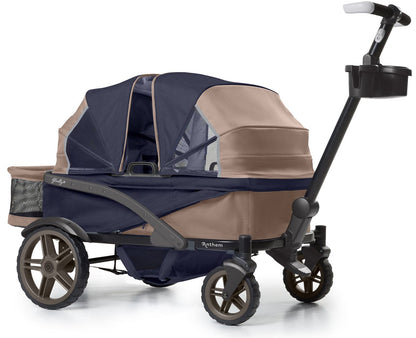 Gladly Family Anthem4 ICS All-Terrain (4 Seater) Stroller Wagon - Sand & Sea - WAG-SAN-4-S