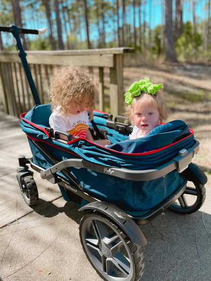 Gladly Family AnthemZ All-Terrain (2 Seater) Stroller Wagon - Wild Berry - ZWA-NEO-2-S
