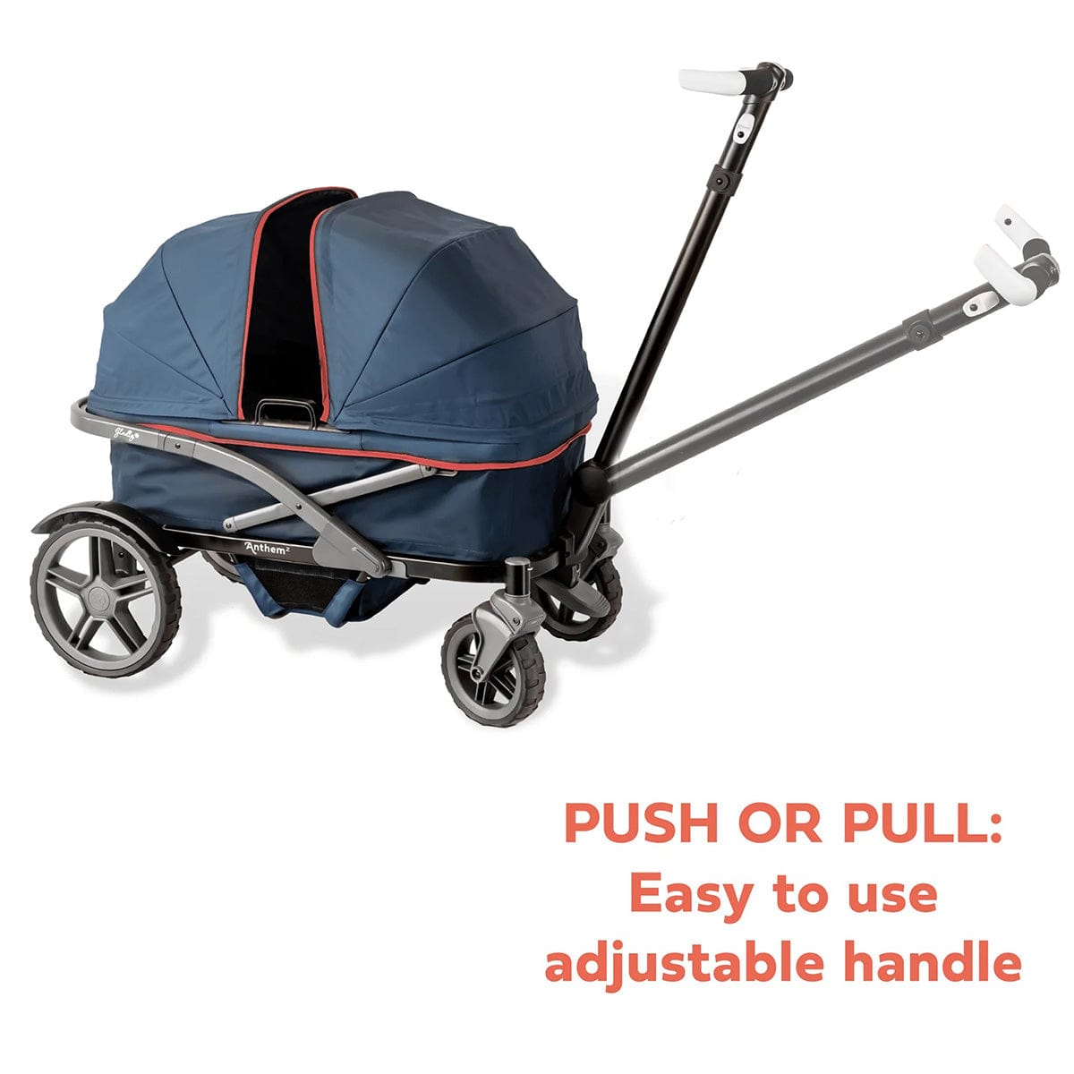 Gladly Family AnthemZ All-Terrain (2 Seater) Stroller Wagon - Wild Berry - ZWA-NEO-2-S