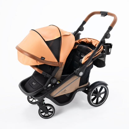 Gladly Family Grasshopper 8-in-1 Single-to-Double Stroller - Canyon - STR-GRH-CAN