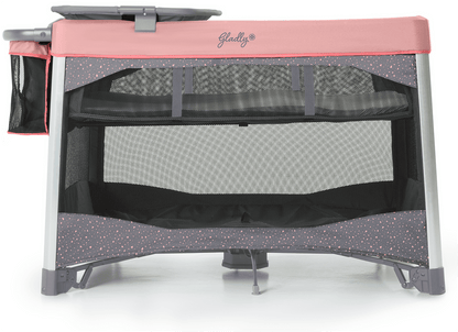 Gladly Family Merritt Portable Playard Suite - Crystal Pink - PLA-CRY-SUI