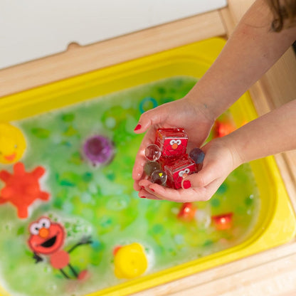 Glo Pals Light Up Cube Bath Toys - Elmo - gp-fin-4pk-elmo