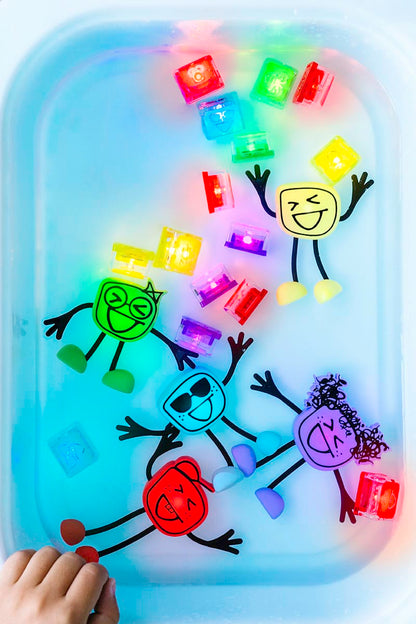 Glo Pals Light Up Sensory Bath Toy - Alex (Yellow) - gp-fin-char-alex