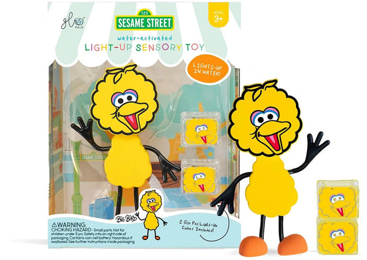 Glo Pals Light Up Sensory Bath Toy - Big Bird - gp-fin-char-bigbird