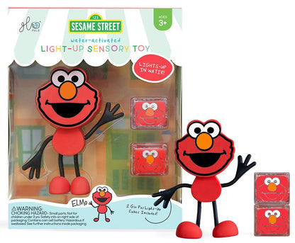 Glo Pals Light Up Sensory Bath Toy - Elmo - gp-fin-char-elmo