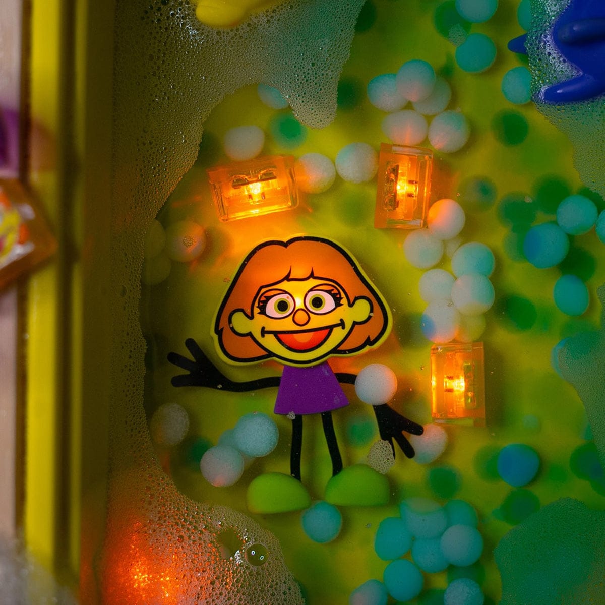 Glo Pals Light Up Sensory Bath Toy - Julia - GP-FIN-CHAR-JULIA