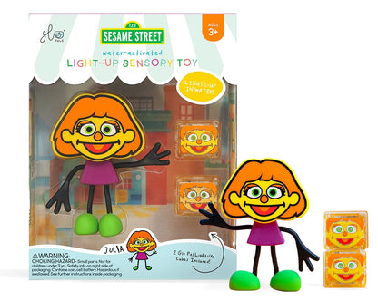 Glo Pals Light Up Sensory Bath Toy - Julia - GP-FIN-CHAR-JULIA