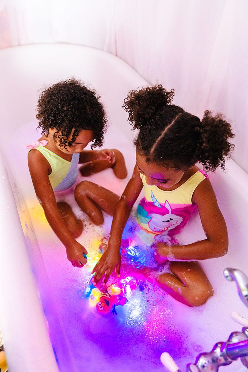 Glo Pals Light Up Sensory Bath Toy - Party Pal - gp-fin-char-ppal