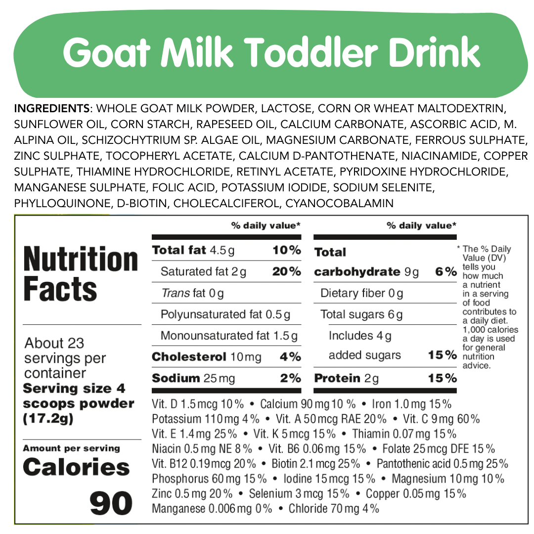 Holle Goat Milk Toddler Drink | Stage 3 (14 oz) -