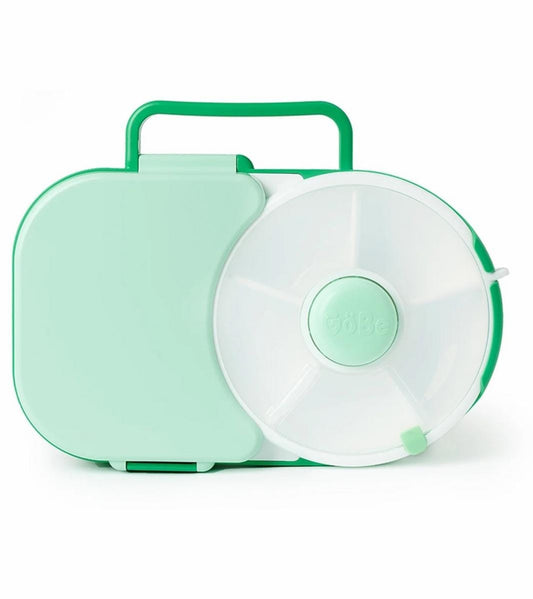 GoBe Kids 2-in-1 Lunchbox with Small Snack Spinner Flip - Sage Green