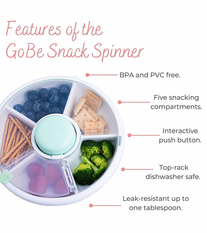 GoBe Kids Snack Spinner - Mint Green - 1P-T-W