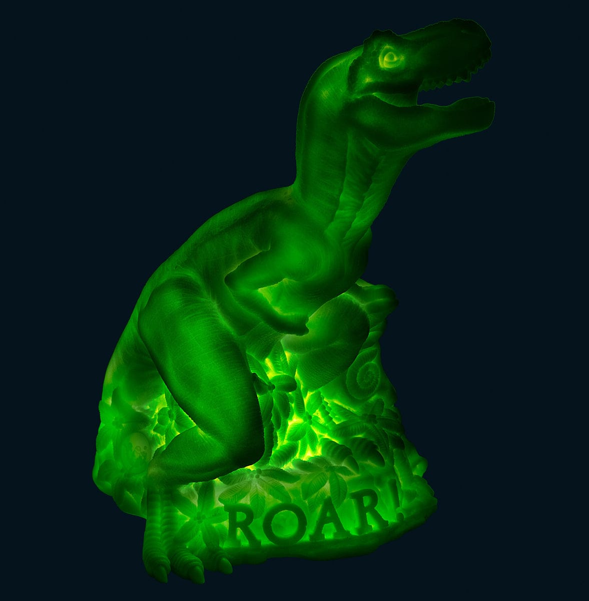 Goodnight Light Dino Lamp - Neon Green - 131-GREEN