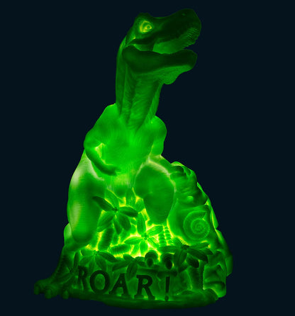 Goodnight Light Dino Lamp - Neon Green - 131-GREEN