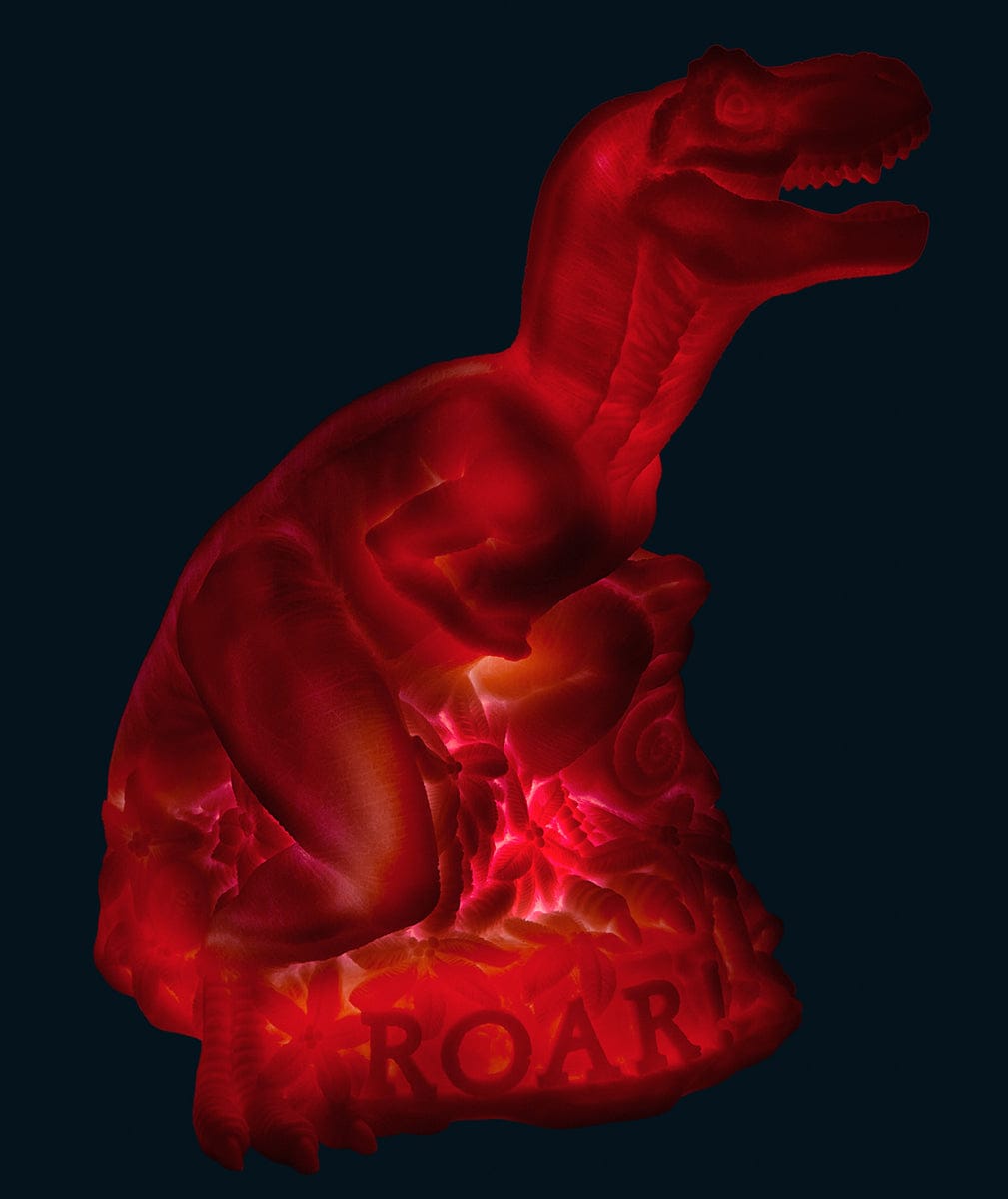 Goodnight Light Dino Lamp - Neon Pink - 130-PINK