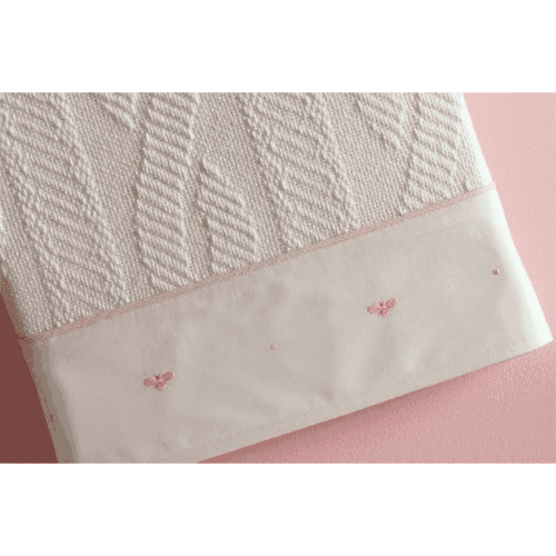 Gordonsbury Baby Bees Crib Cotton Cable Blanket - GB-DS-BABYB-CCB