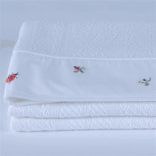 Gordonsbury Beetles & Bees Crib Cotton Cable Blanket - GB-DS-BB-CCB