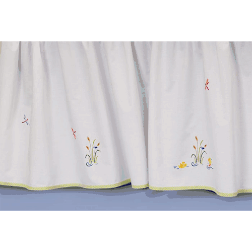 Gordonsbury Froggy Pond Crib Skirt - GB-DS-FP-CSKIRT