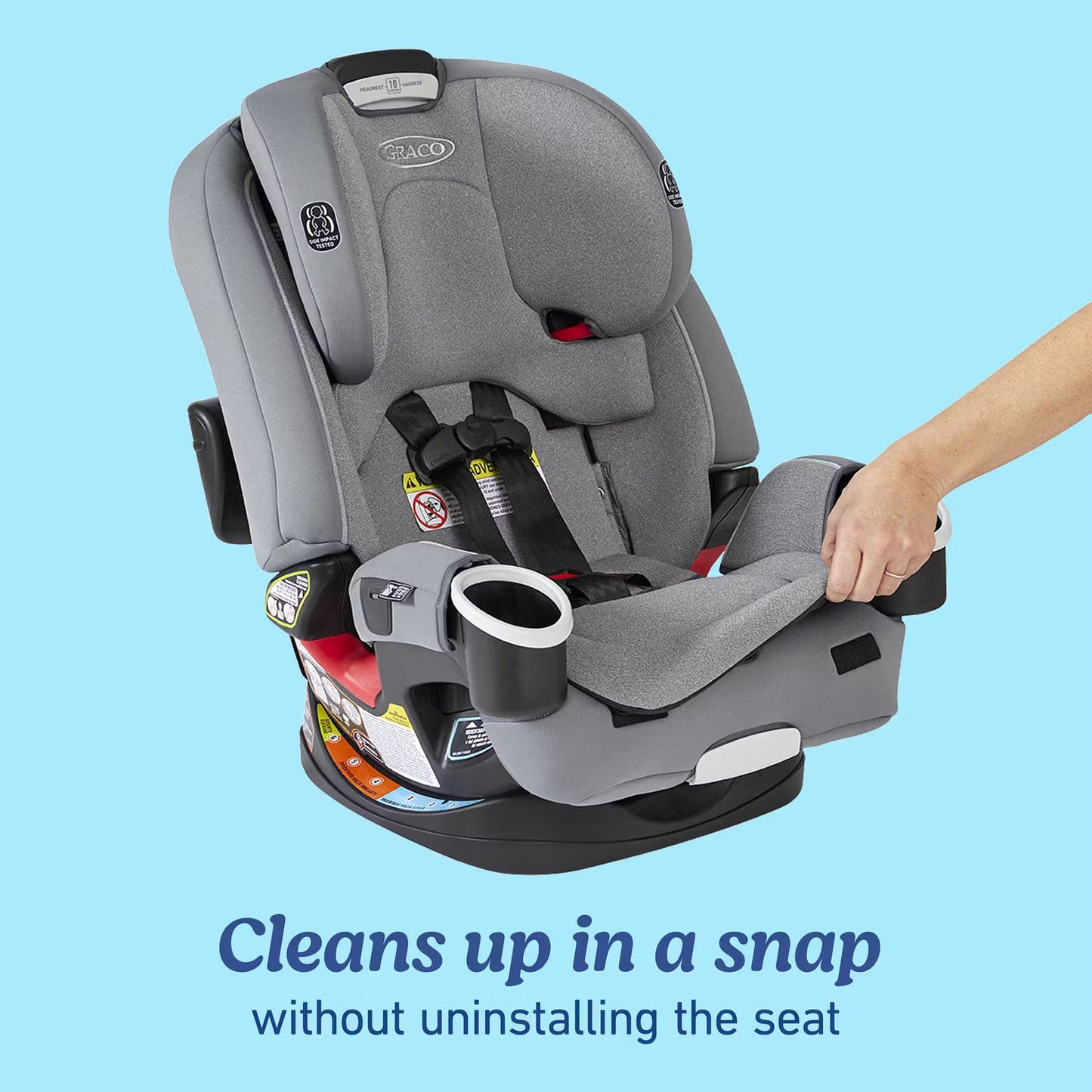 Graco 4Ever DLX 4-in-1 All-in-One Convertible Car Seat - Charlie - 2215486