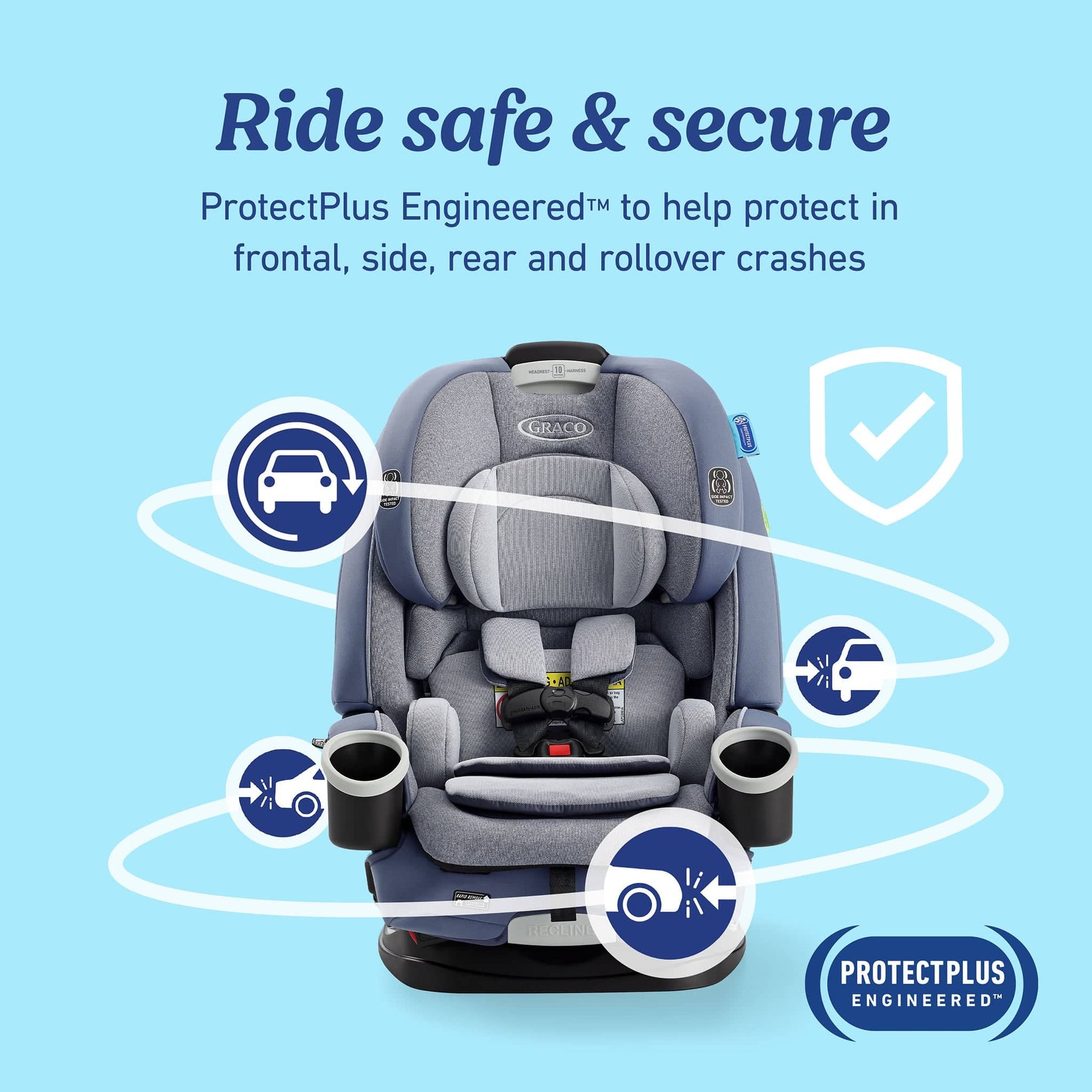 Graco 4Ever DLX 4-in-1 All-in-One Convertible Car Seat