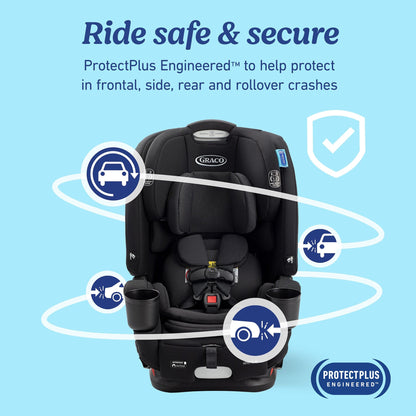 Graco 4Ever DLX Slim 4-in-1 Convertible Car Seat - Thompson - 2215504