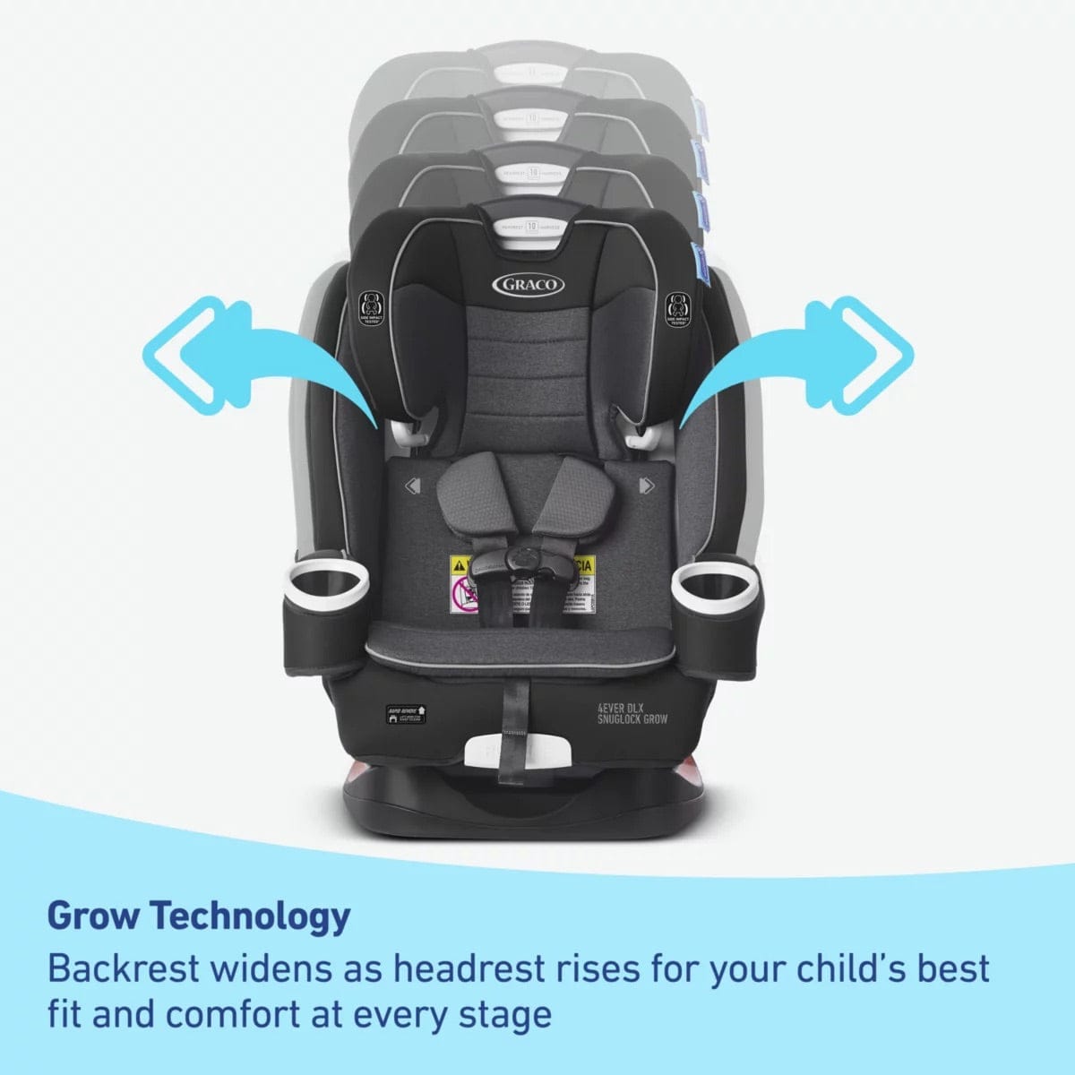 Graco 4Ever DLX SnugLock Grow 4-in-1 Convertible Car Seat - Maison Fashion - 2156210