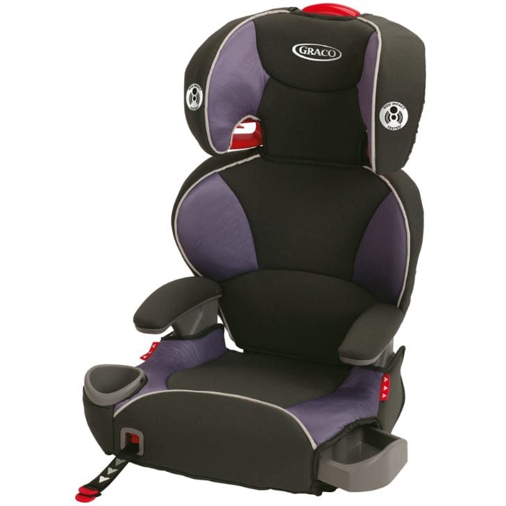 Graco AFFIX Highback Belt Positioning Booster Car Seat with Latch System - Grapeade