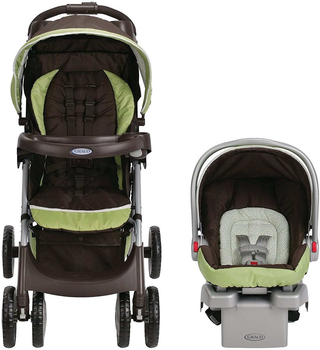 Graco Comfy Cruiser Click Connect Travel System - Go Green - 1927620