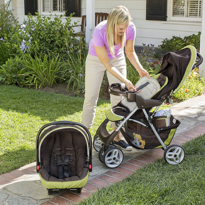 Graco Comfy Cruiser Click Connect Travel System - Go Green - 1927620