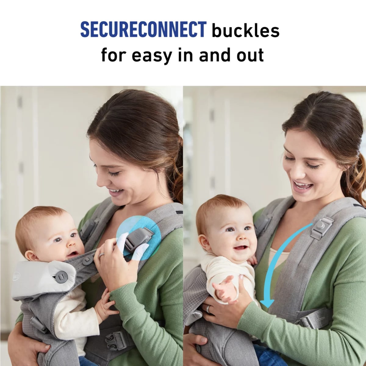 Graco Cradle Me 3-in-1 Baby Carrier - Charcoal Grey - 2145561