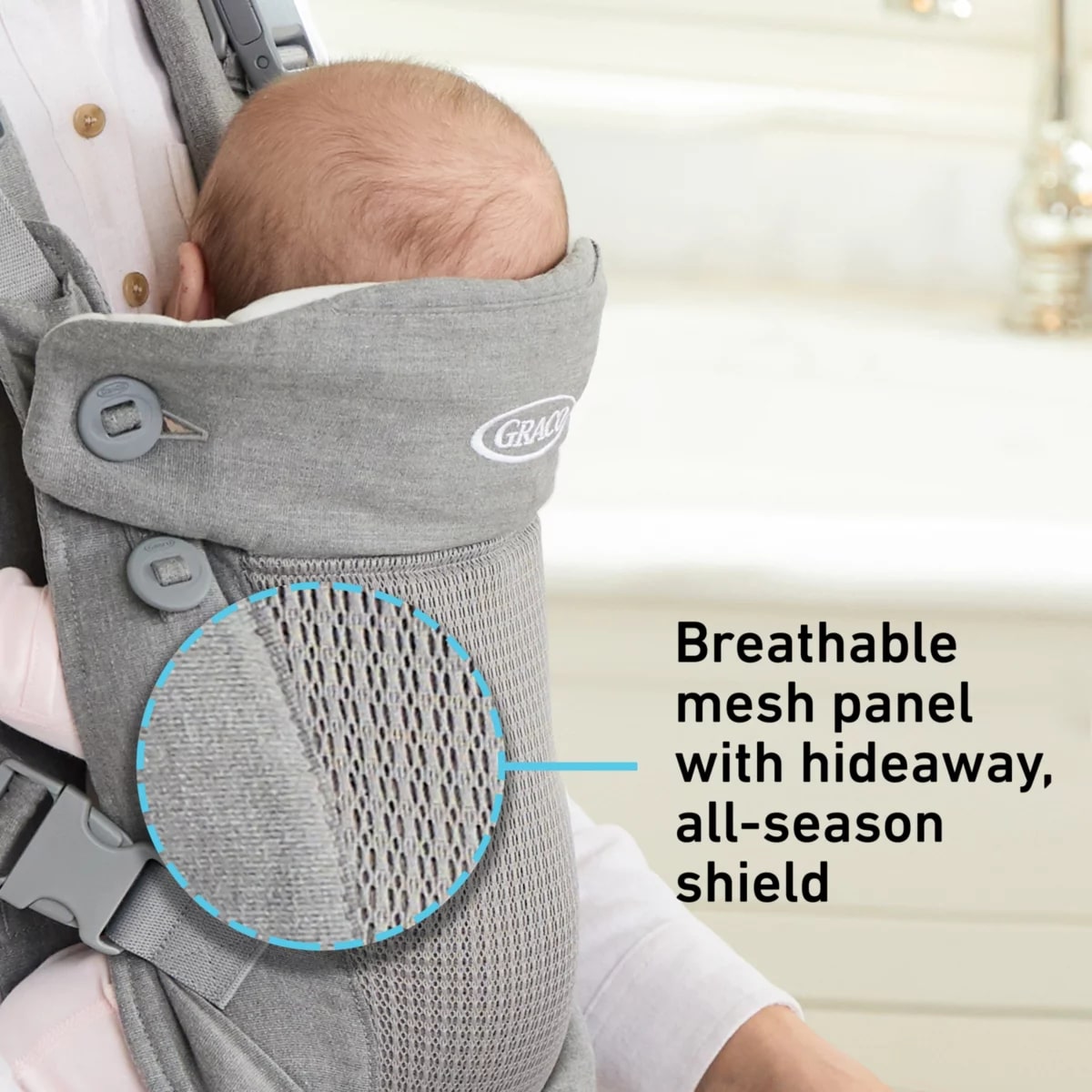 Graco Cradle Me 4-in-1 Baby Carrier - Onyx Black - 2121149