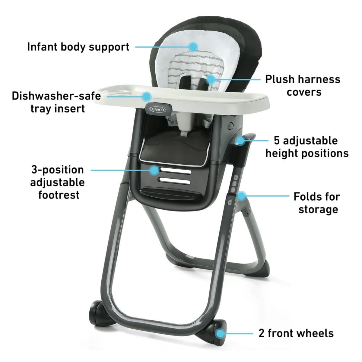 Graco DuoDiner DLX 6-in-1 High Chair - Hamilton - 2103932