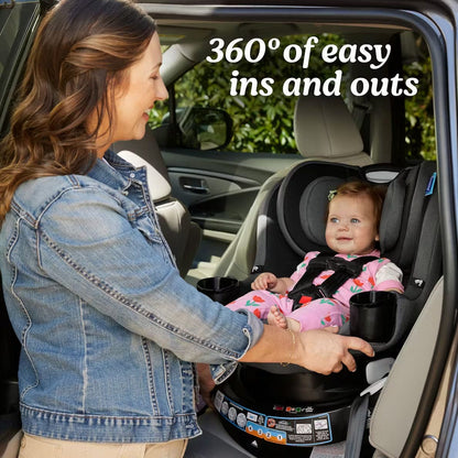 Graco EasyTurn 360 2-in-1 Rotating Convertible Car Seat - Cyran - 2216077