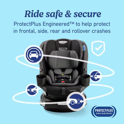 Graco EasyTurn 360 2-in-1 Rotating Convertible Car Seat - Cyran - 2216077