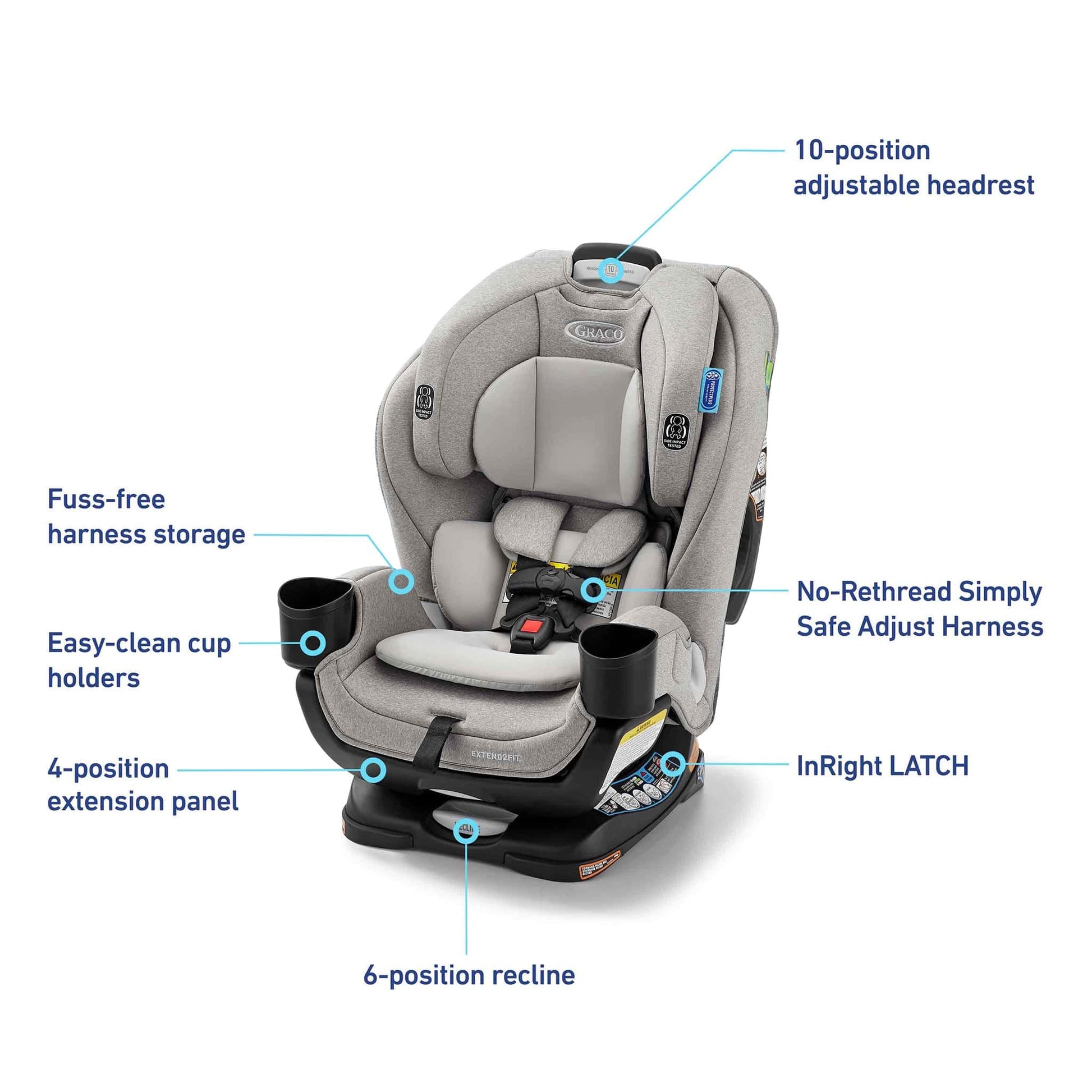 Graco Extend2Fit 3-in-1 Car Seat