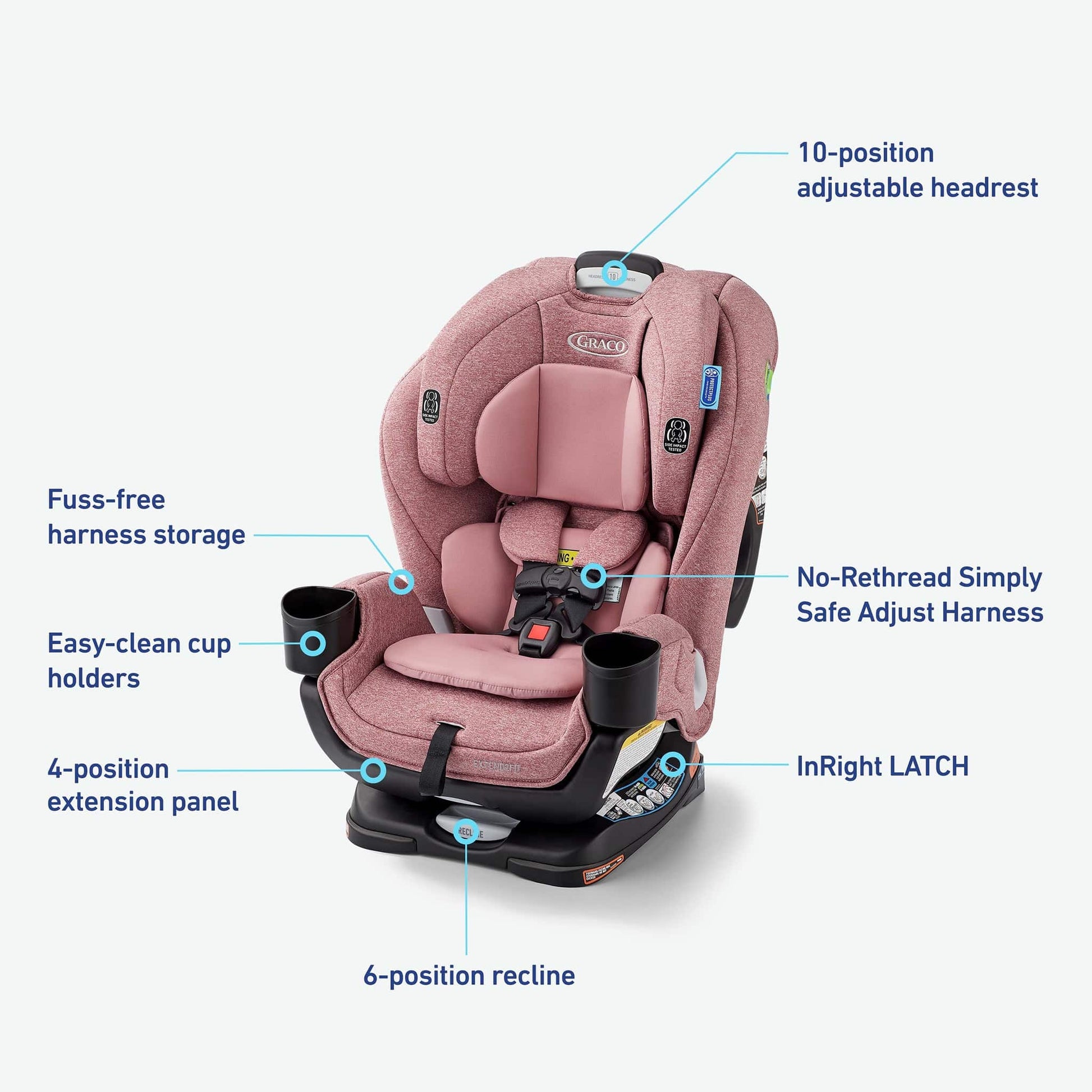Graco Extend2Fit 3 in 1 Car Seat (Talia)