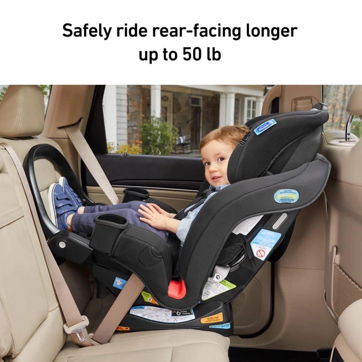 Graco Extend2Fit 3-in-1 Convertible Car Seat with Anti-Rebound Bar - Zane - 2151914