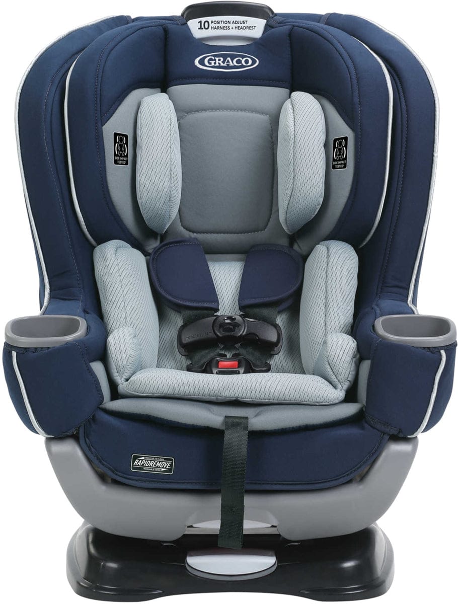 Graco Extend2Fit Convertible Car Seat featuring RapidRemove - Cadet - 1972262