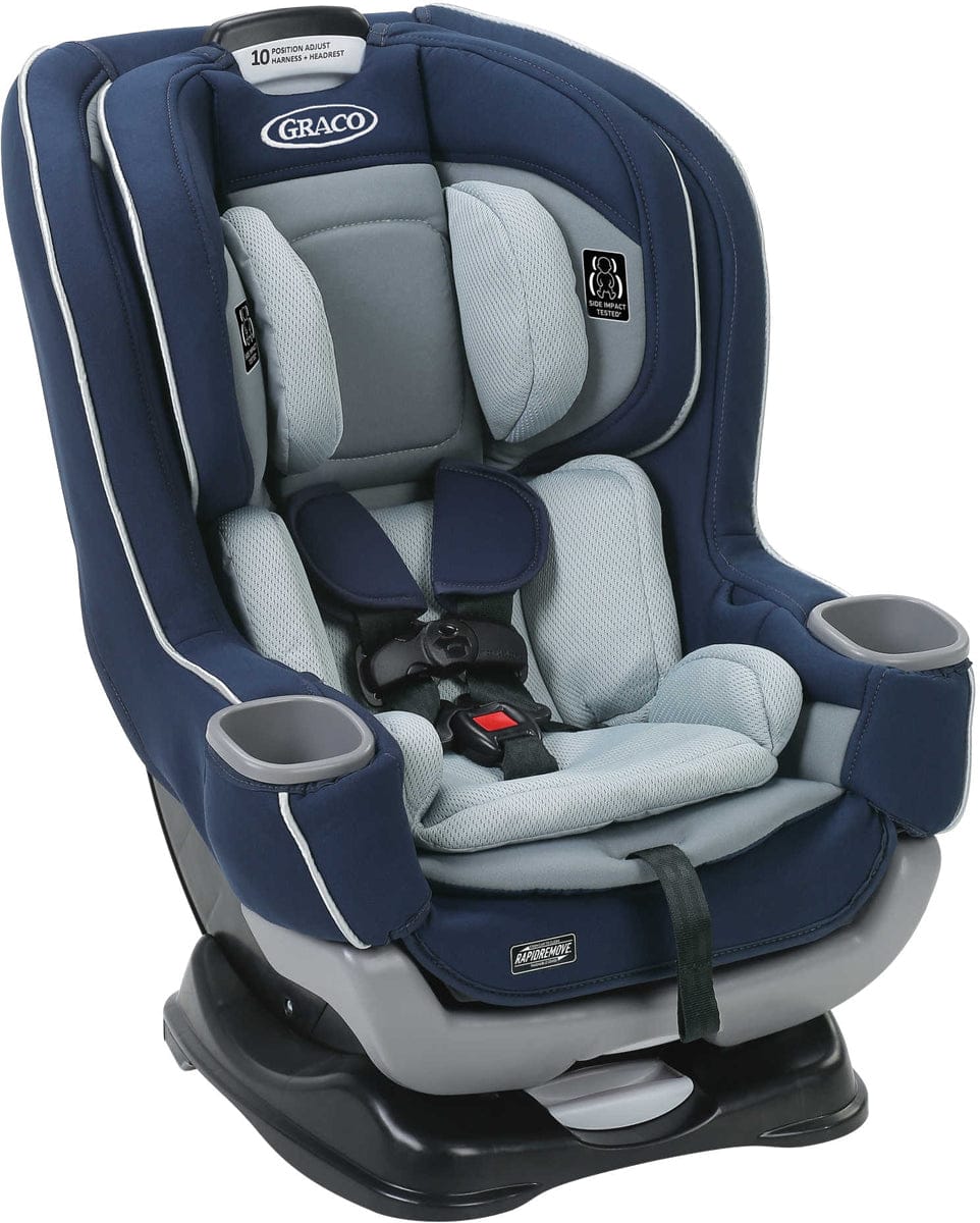 Graco Extend2Fit Convertible Car Seat featuring RapidRemove - Cadet - 1972262