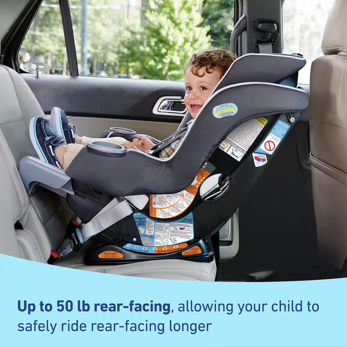 Graco Extend2Fit Convertible Car Seat - Gotham - 2216092