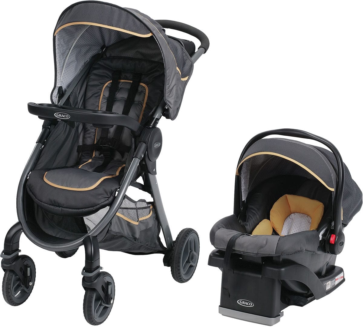 Graco FastAction 2.0 Click Connect Travel System - Sunshine - 1936254