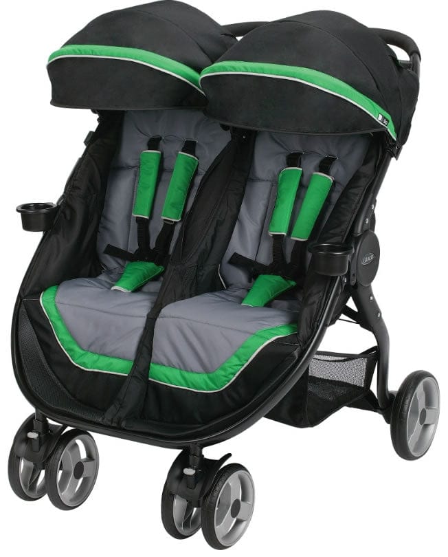 Graco FastAction Fold Duo Click Connect Stroller - Fern